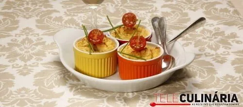 Pudinzinhos mistos de peixe