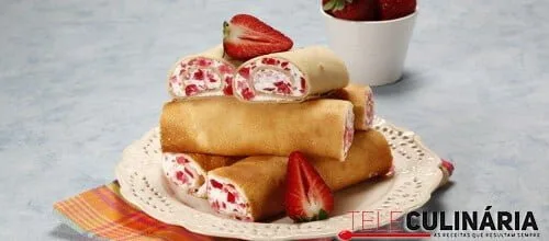 Wraps doces marmorizados