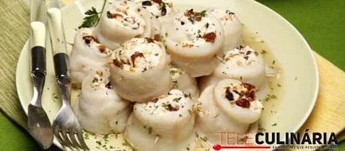 Filetes de maruca recheados