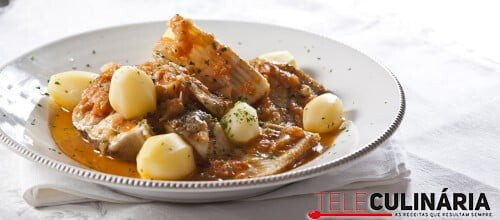 Misto de peixe estufado