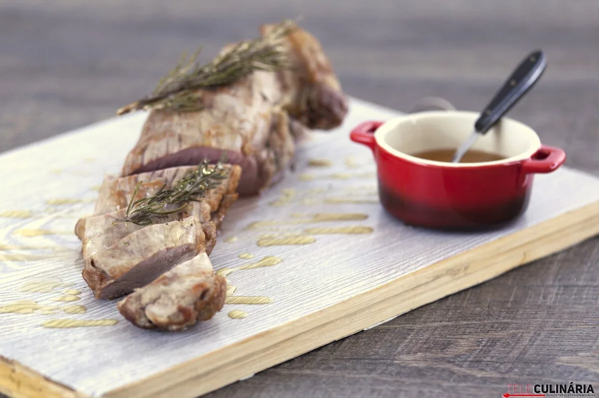 Lombinho de porco com mel