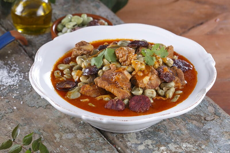 Favas à portuguesa