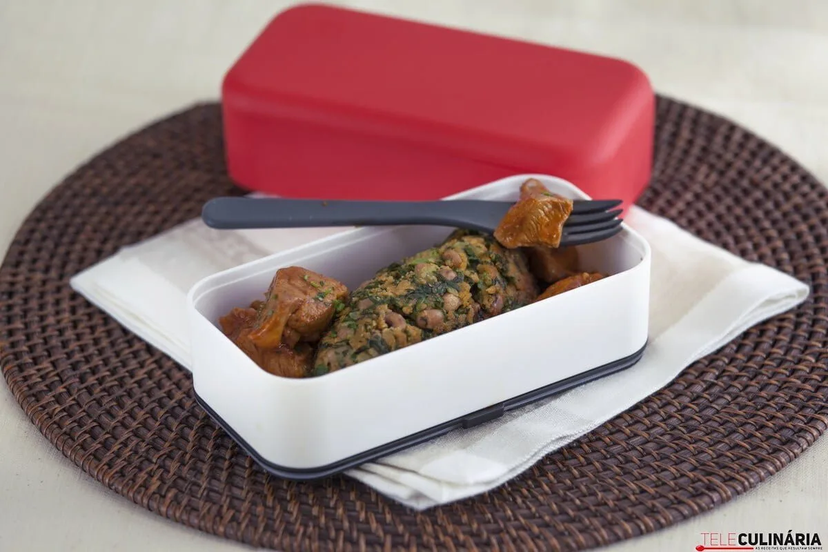 Migas de carne com broa