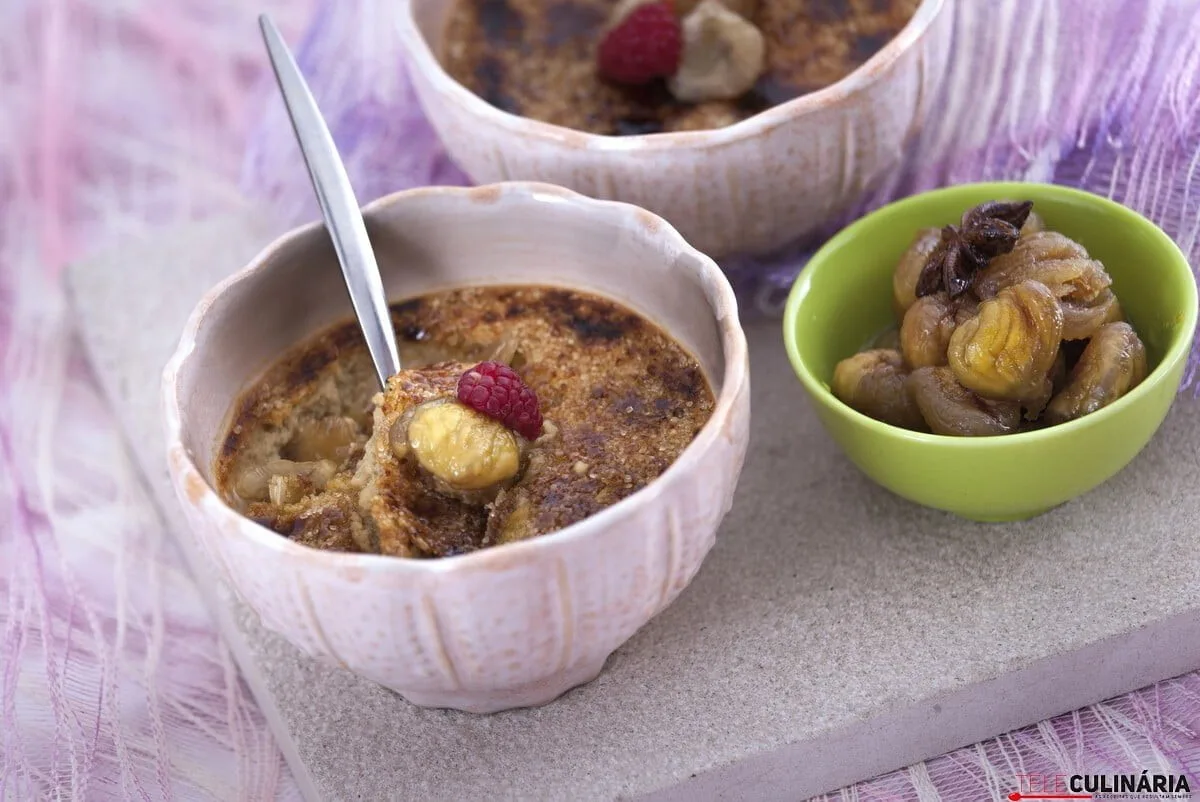 Crème brulée de castanhas