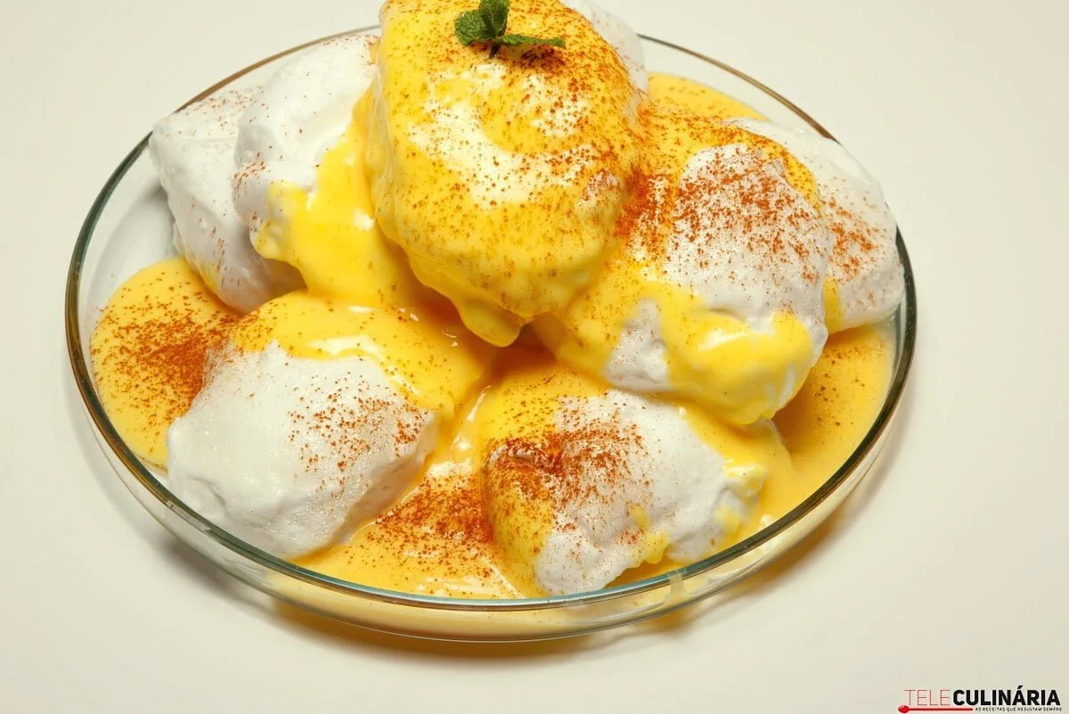 Nuvens com ovos moles