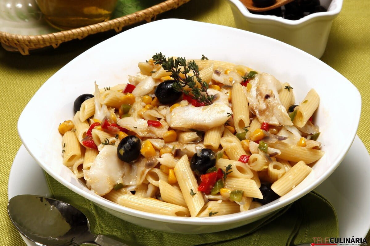Penne de bacalhau