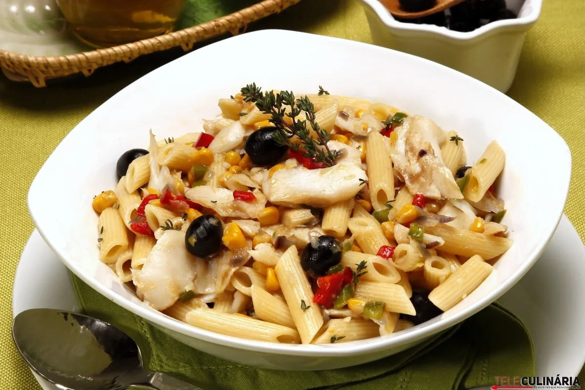 Penne de bacalhau