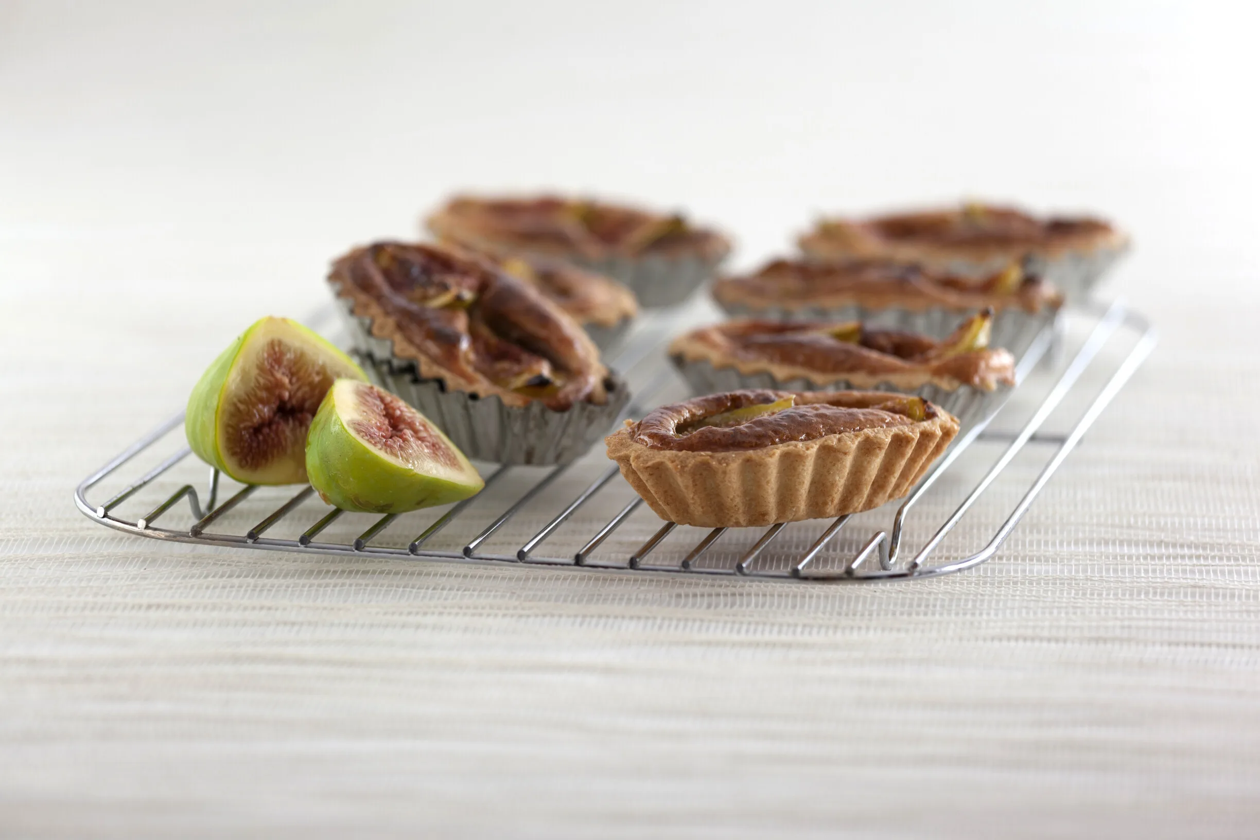 Tarteletes de figo e amêndoa