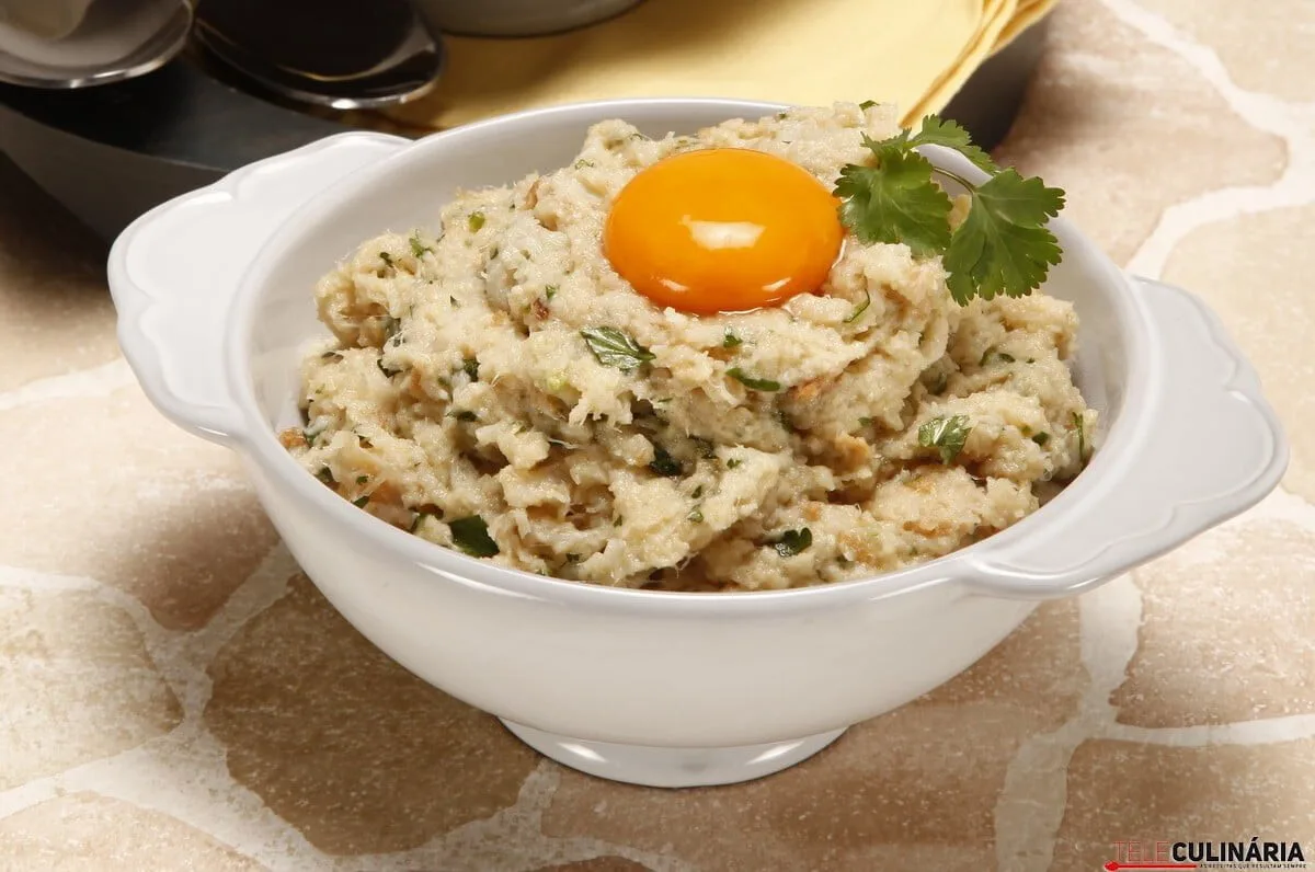 Açorda de bacalhau deliciosa