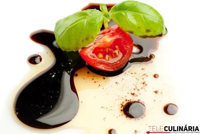 Olive oil balsmaic vinegar tomato and basil