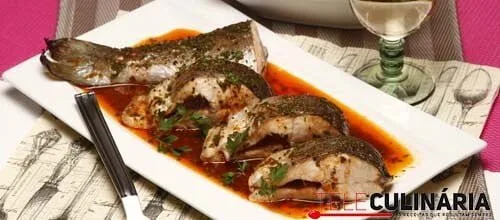 Truta salmonada grelhada