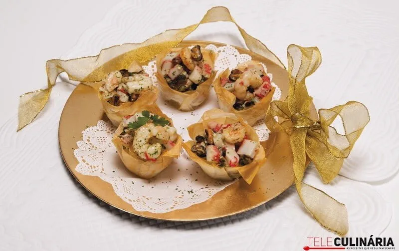 Crocantes de marisco