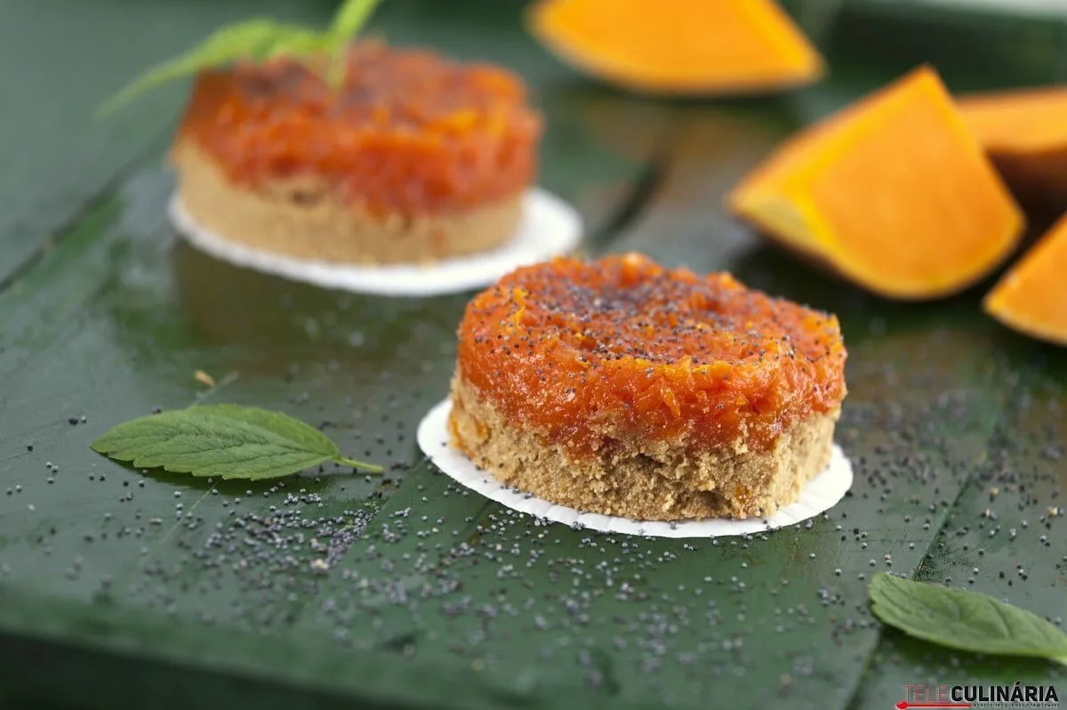 Tarte tatin de abóbora