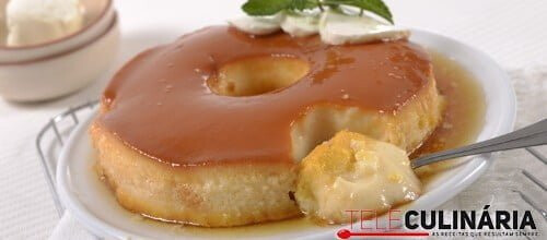 Pudim de queijo fresco