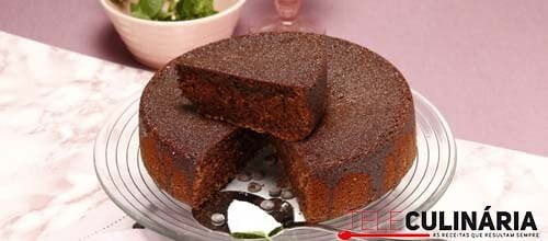 Bolo de chocolate com azeite