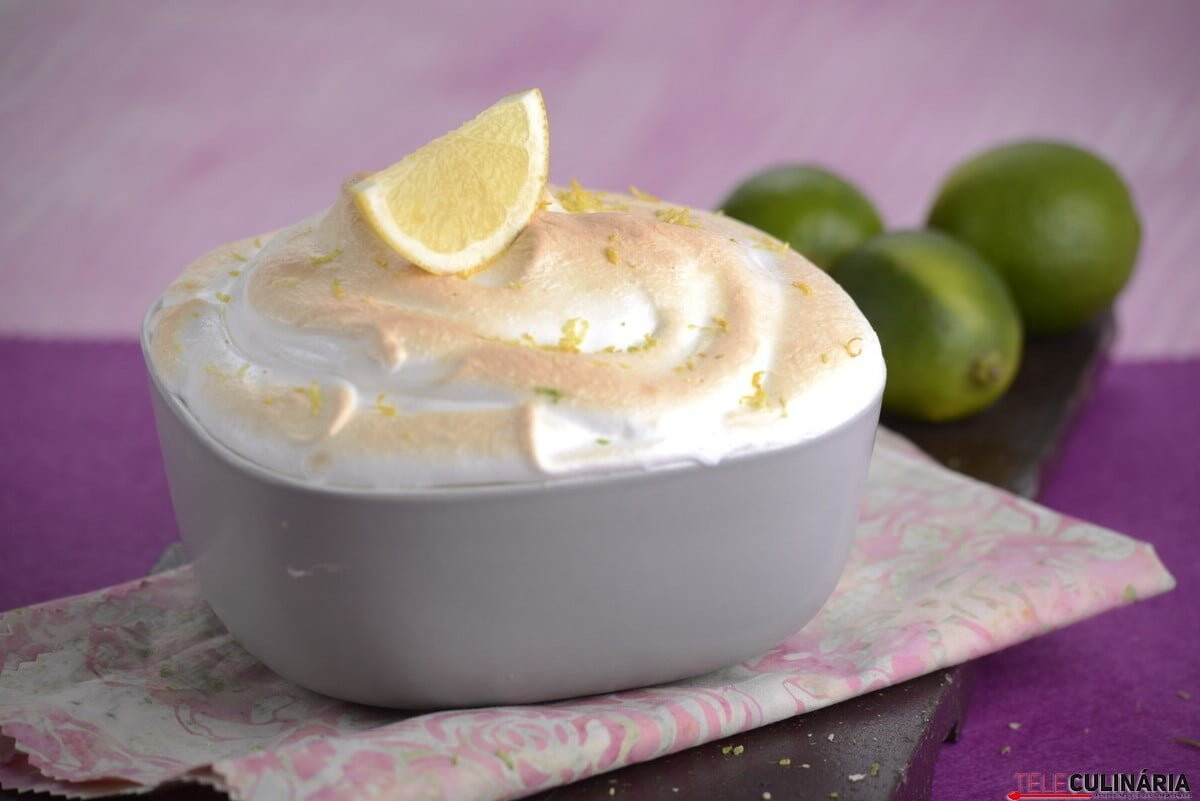 Delícia de limão merengada