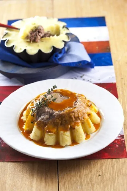 Coroa de carne à holandesa