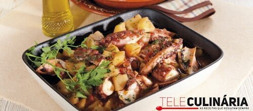 Polvo guisado à moda dos Açores