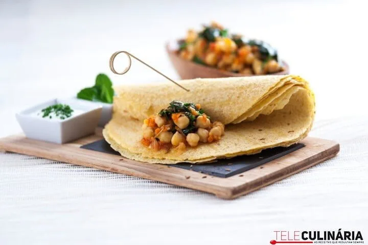 Estufadinho com grão-de-bico