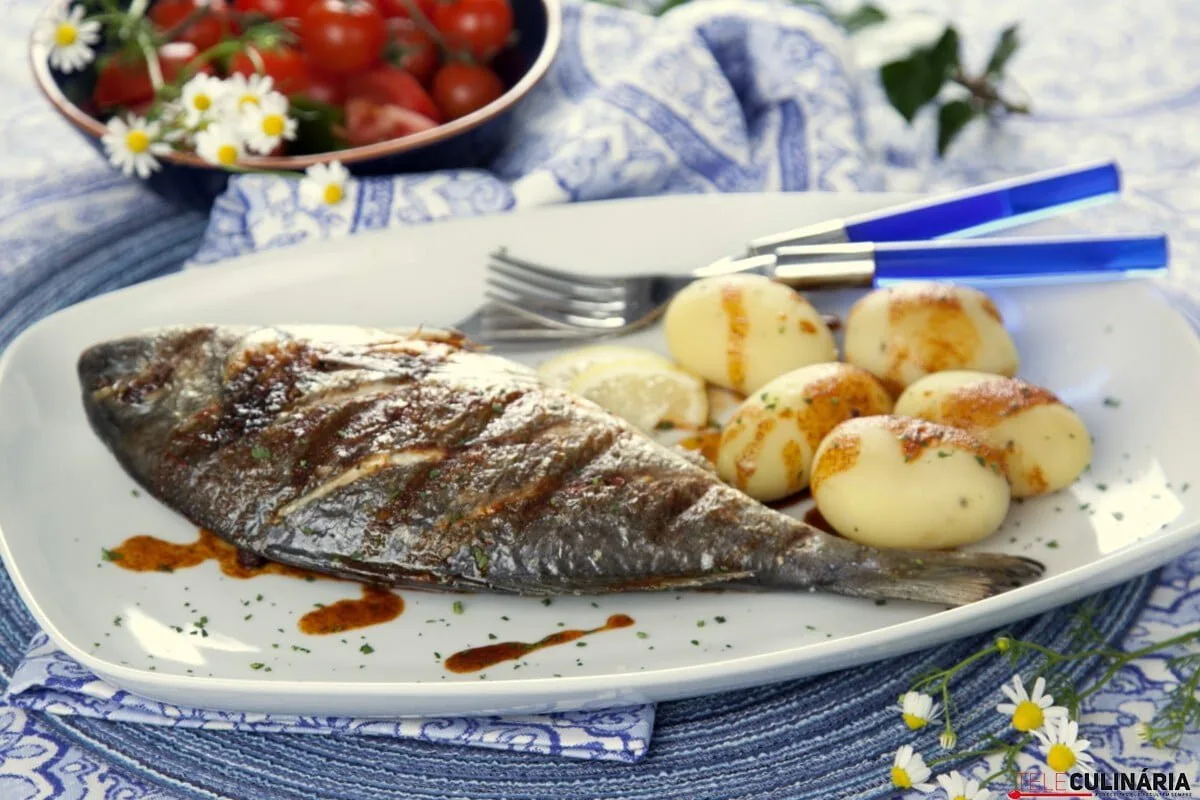 Dourada de churrasco