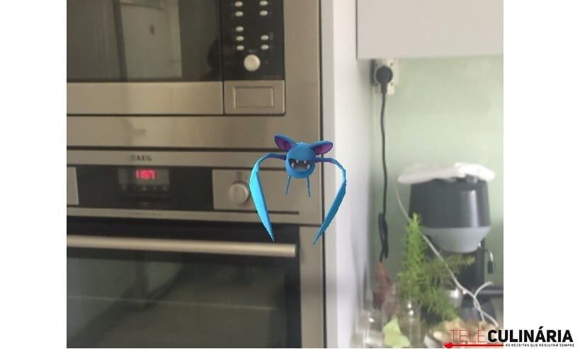 Notícia de última hora : Pokémon Go na cozinha da Teleculinária