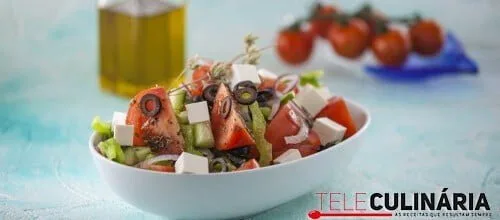 Receita de Salada grega