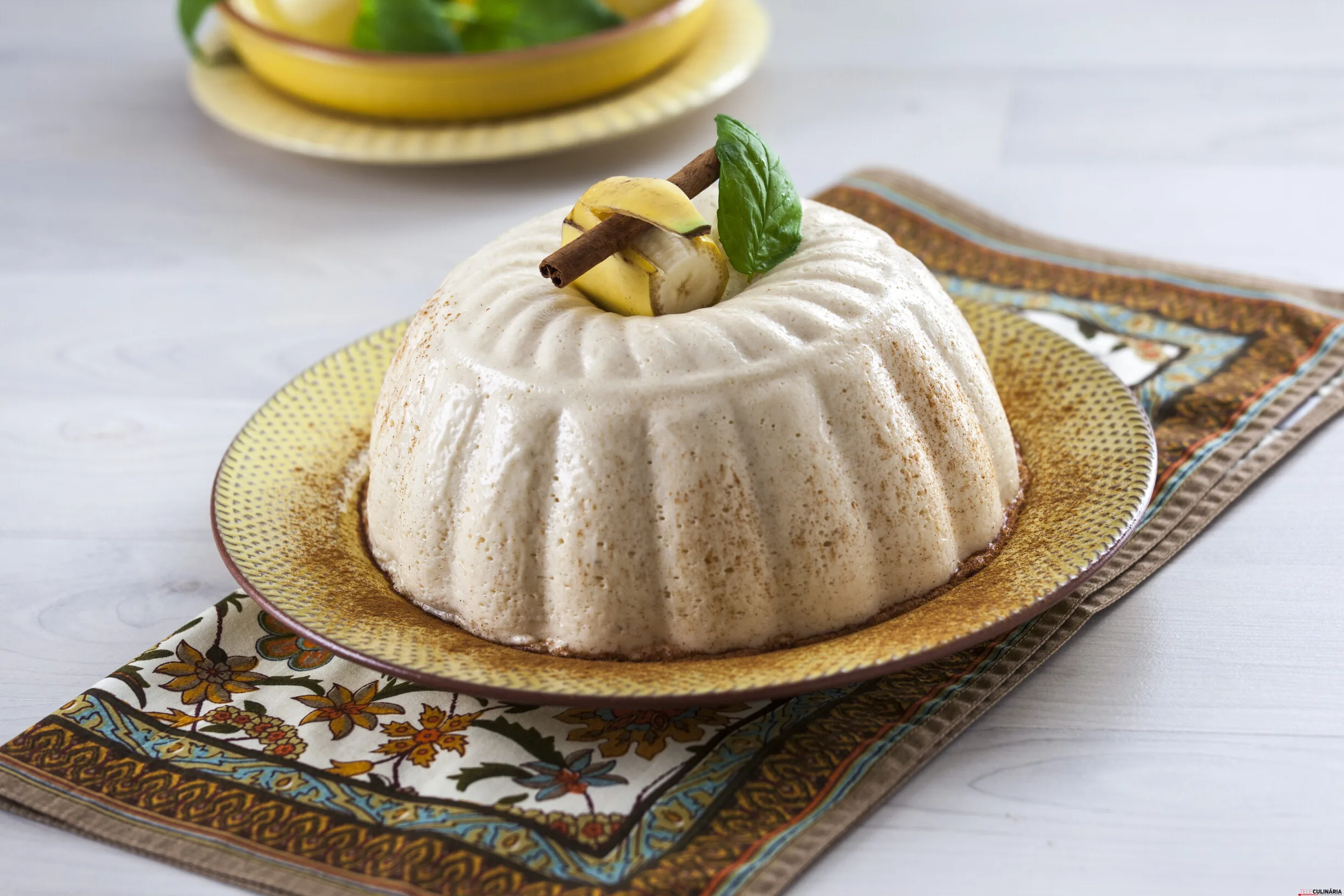 Bavaroise de banana e canela