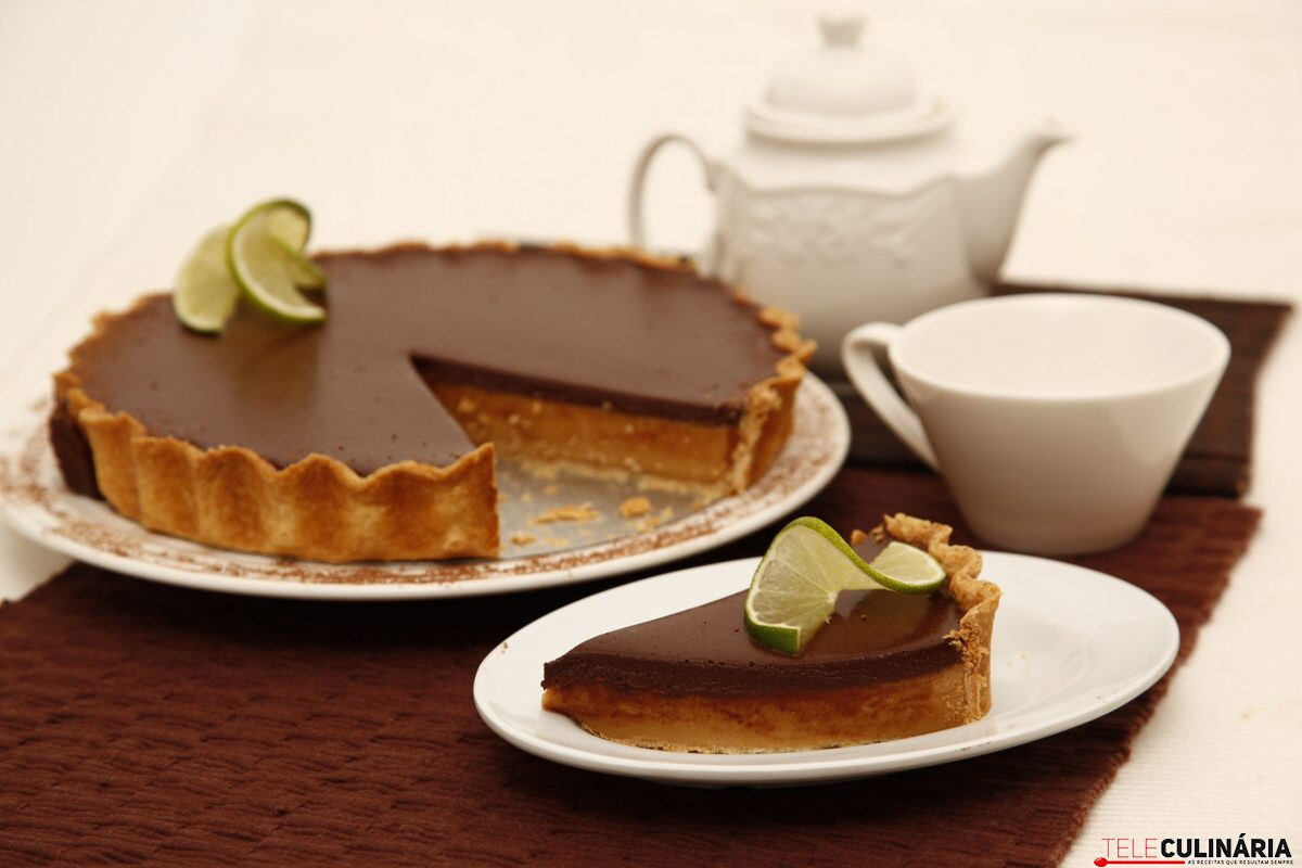 Tarte cremosa de leite condensado