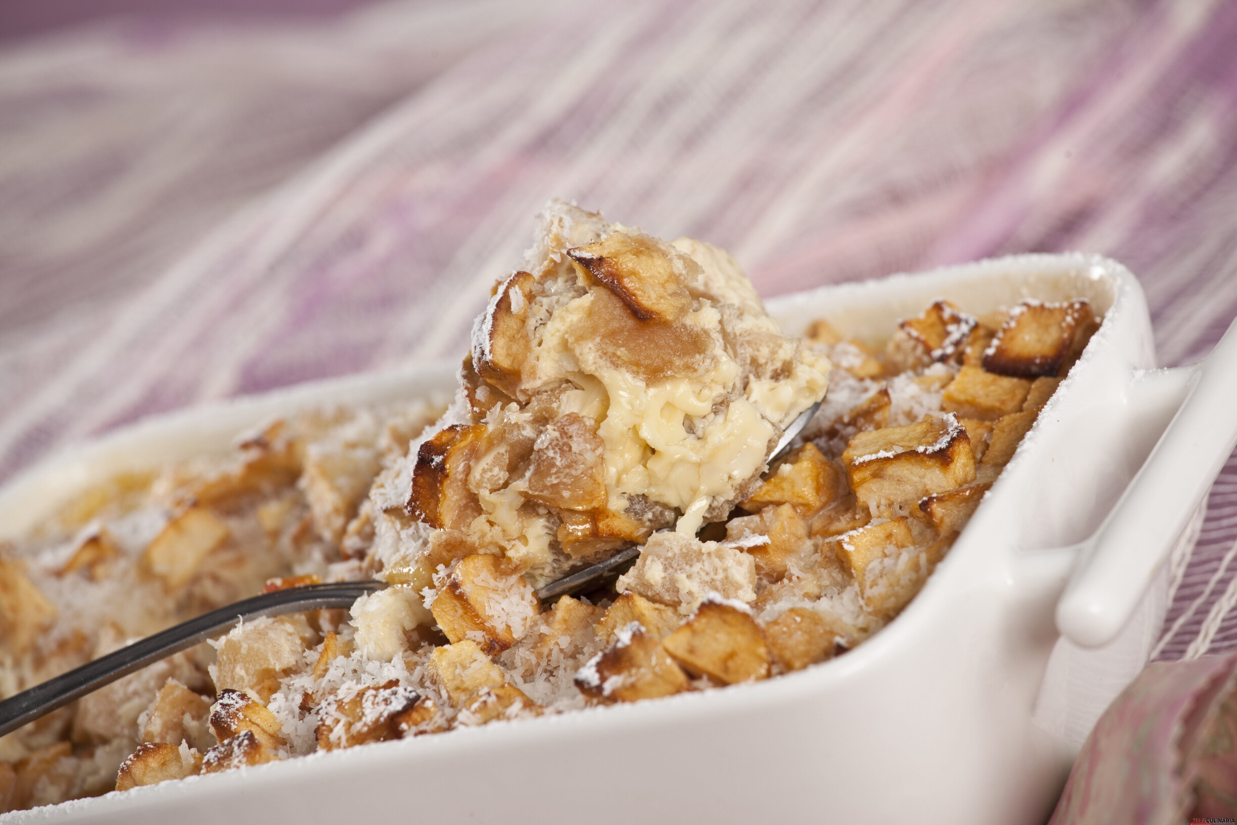 Receita de flan de maçã