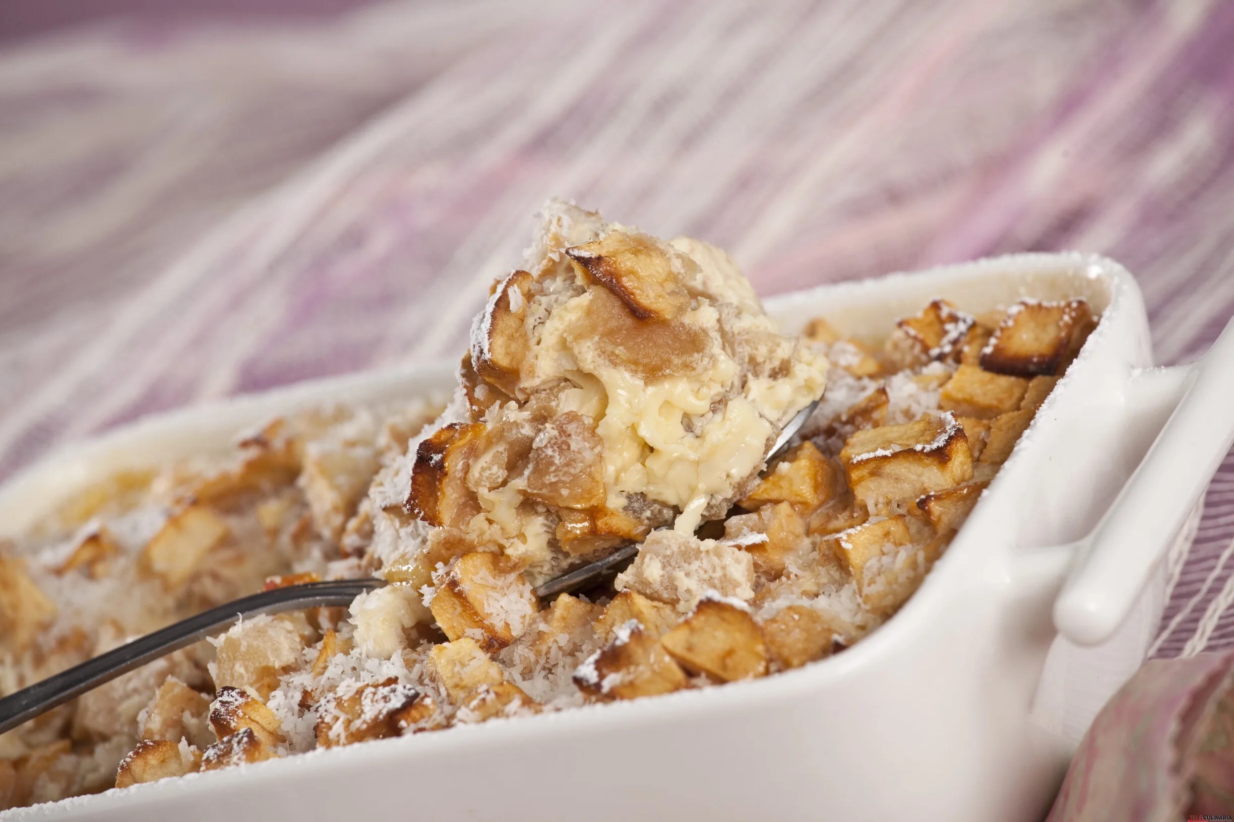 Receita de flan de maçã