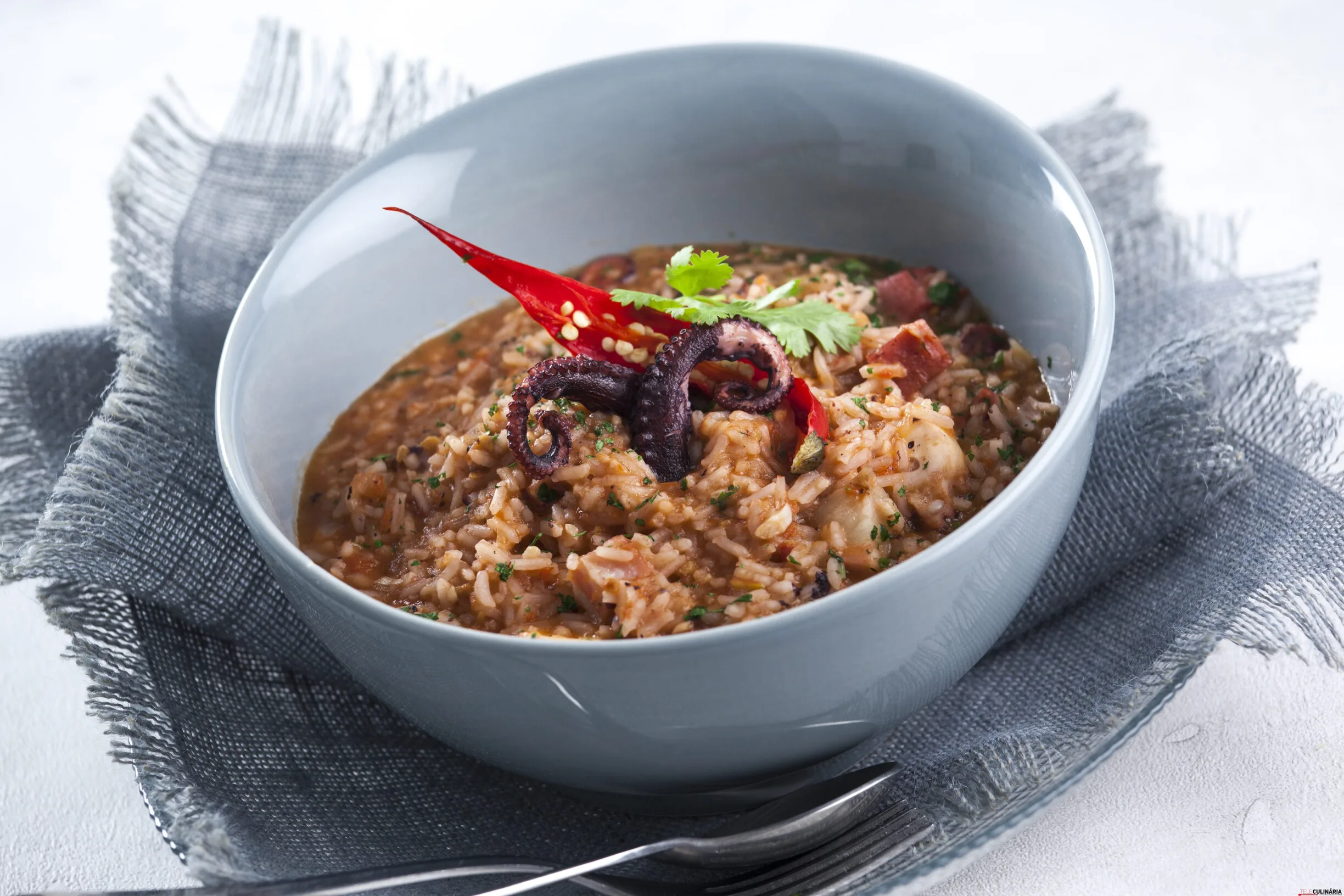 Receita de arroz de polvo (para robot de cozinha)