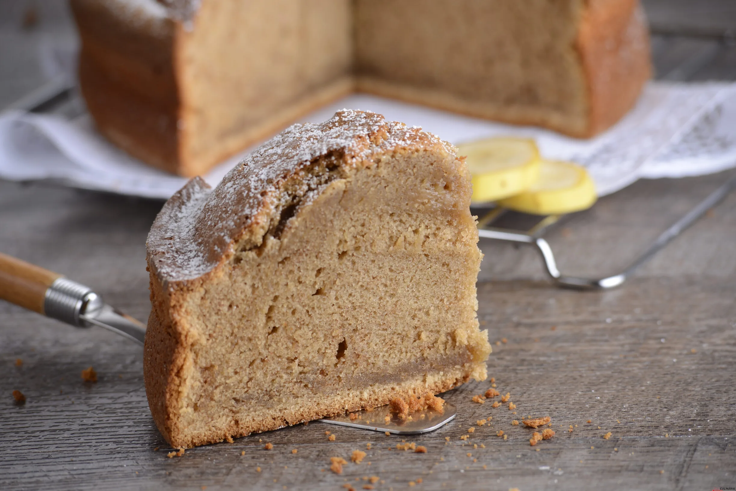 Bolo de banana (robot de cozinha)