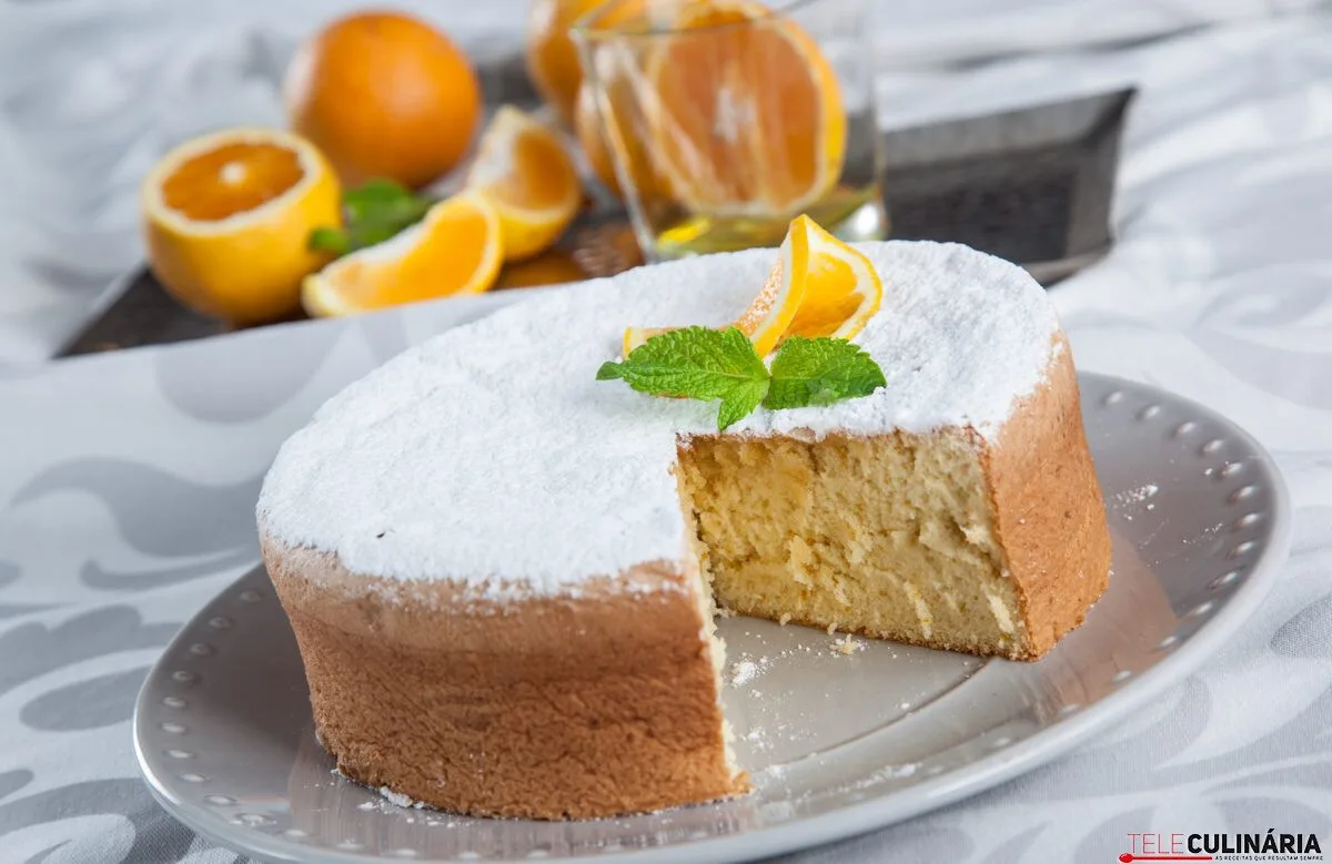 Pão de ló de laranja