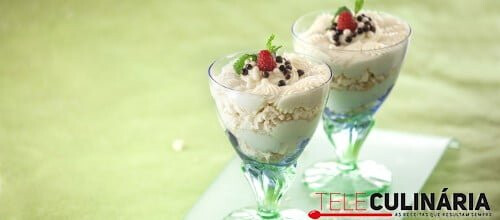 Cheesecake de ricotta e chocolate branco