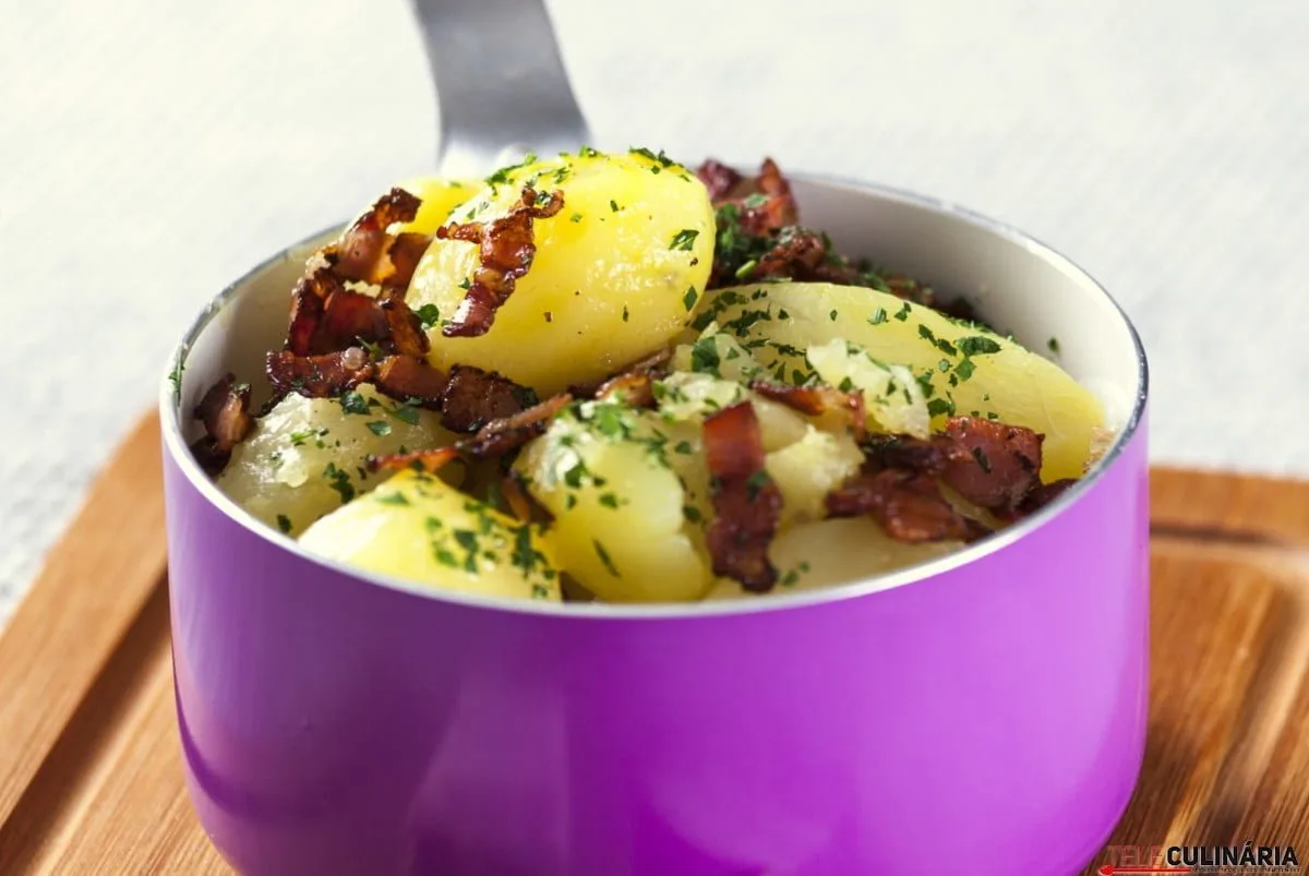 batatas assadas com bacon
