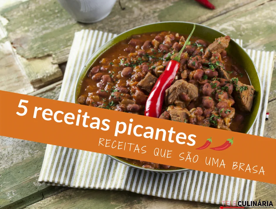 5 receitas picantes
