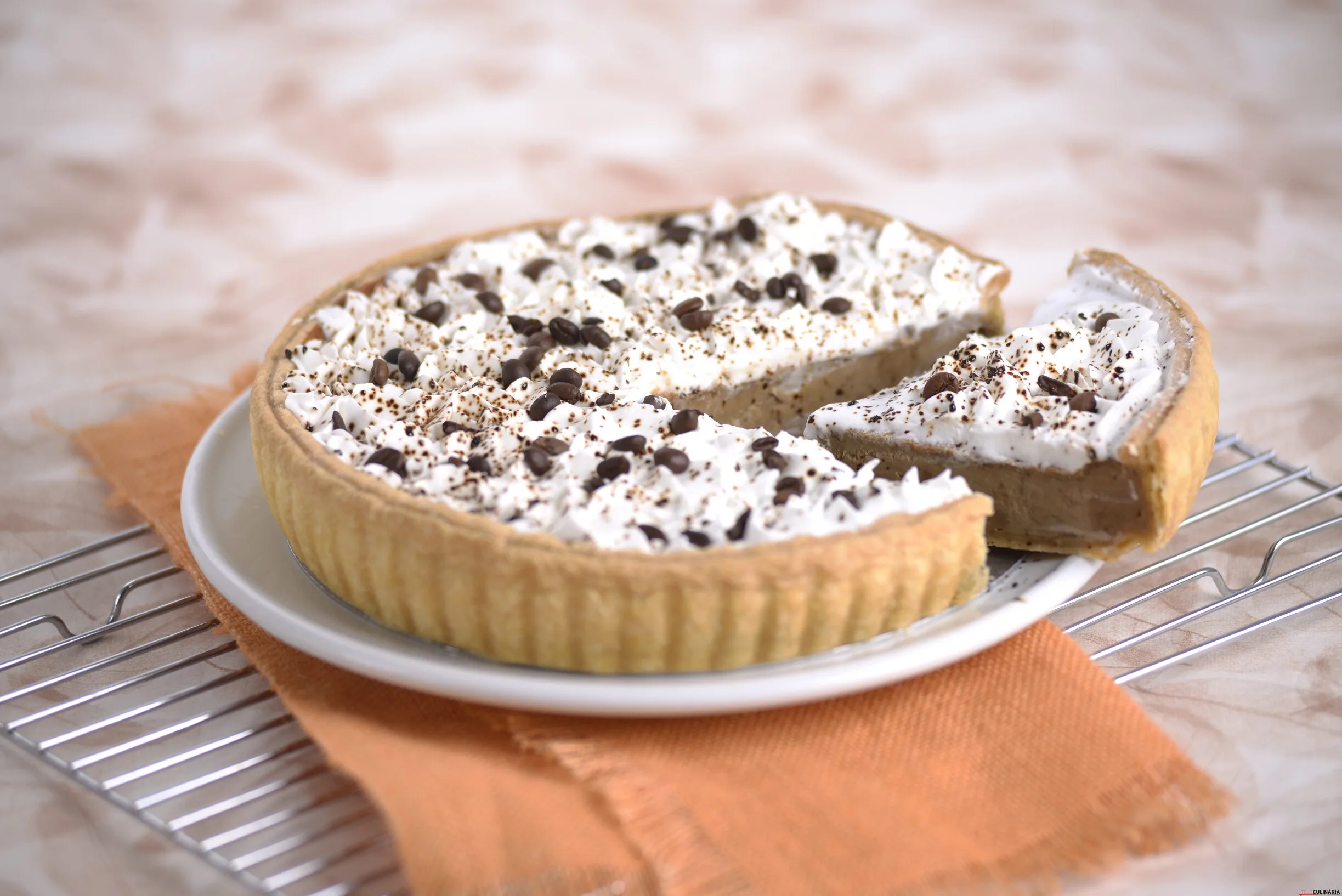 Tarte de cappuccino