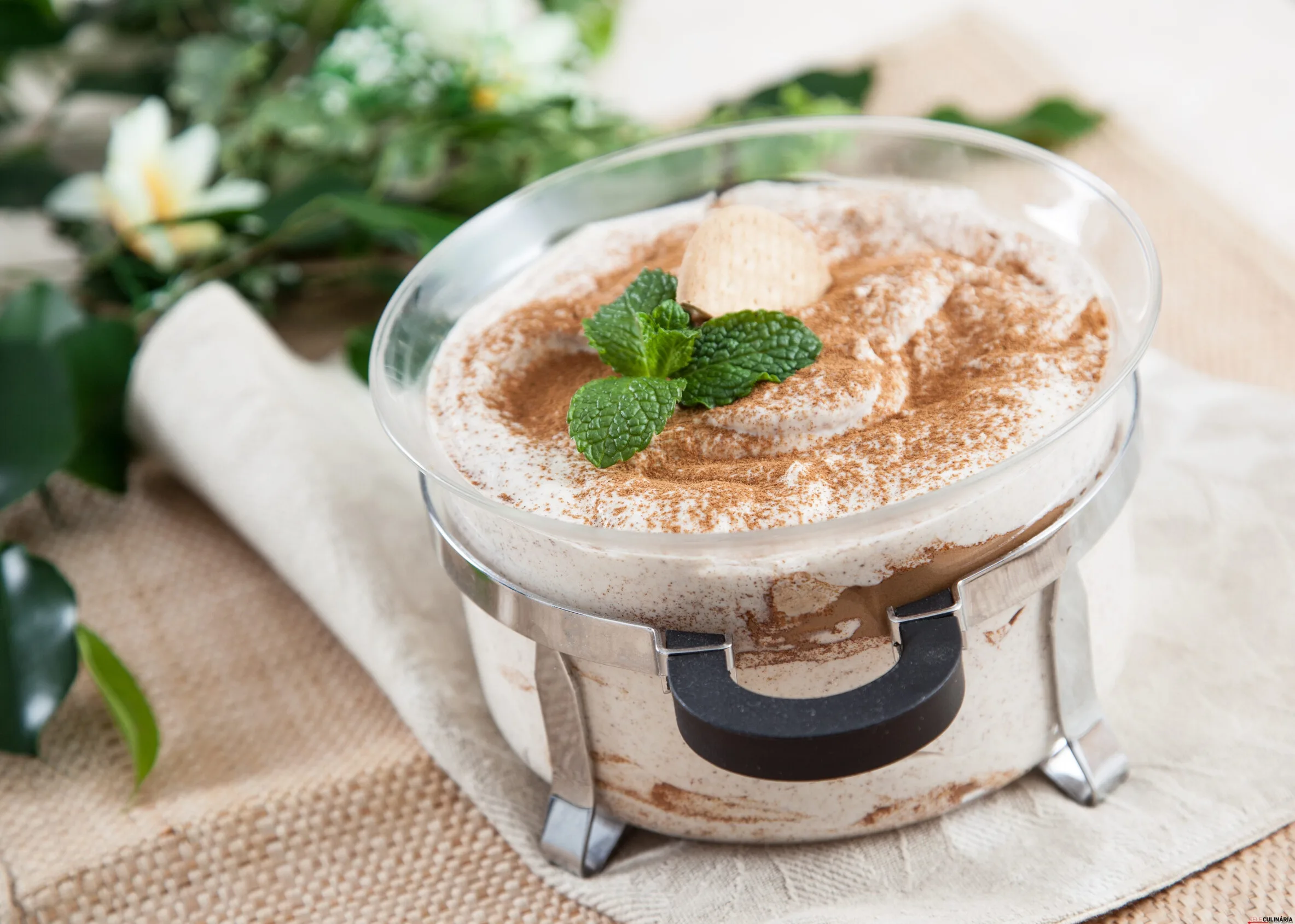 Doce de bolacha com canela