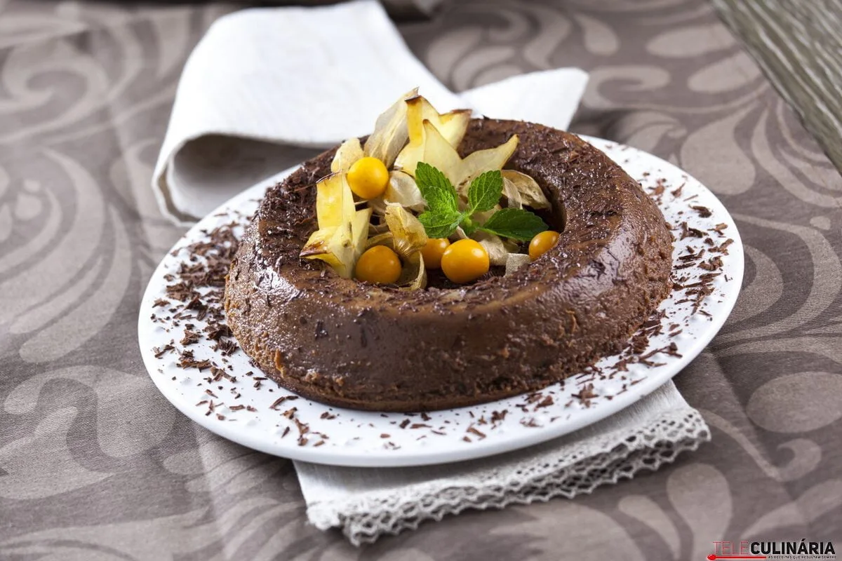 Receita de pudim de chocolate