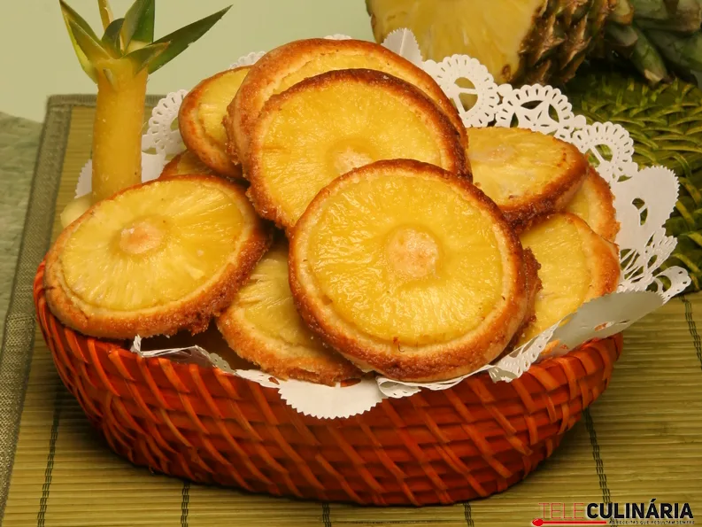 Bolachas de ananás
