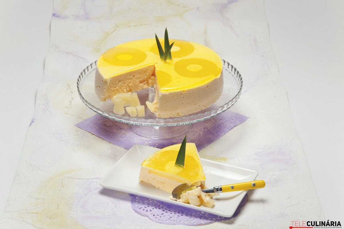 Receita de pudim fresco de ananás