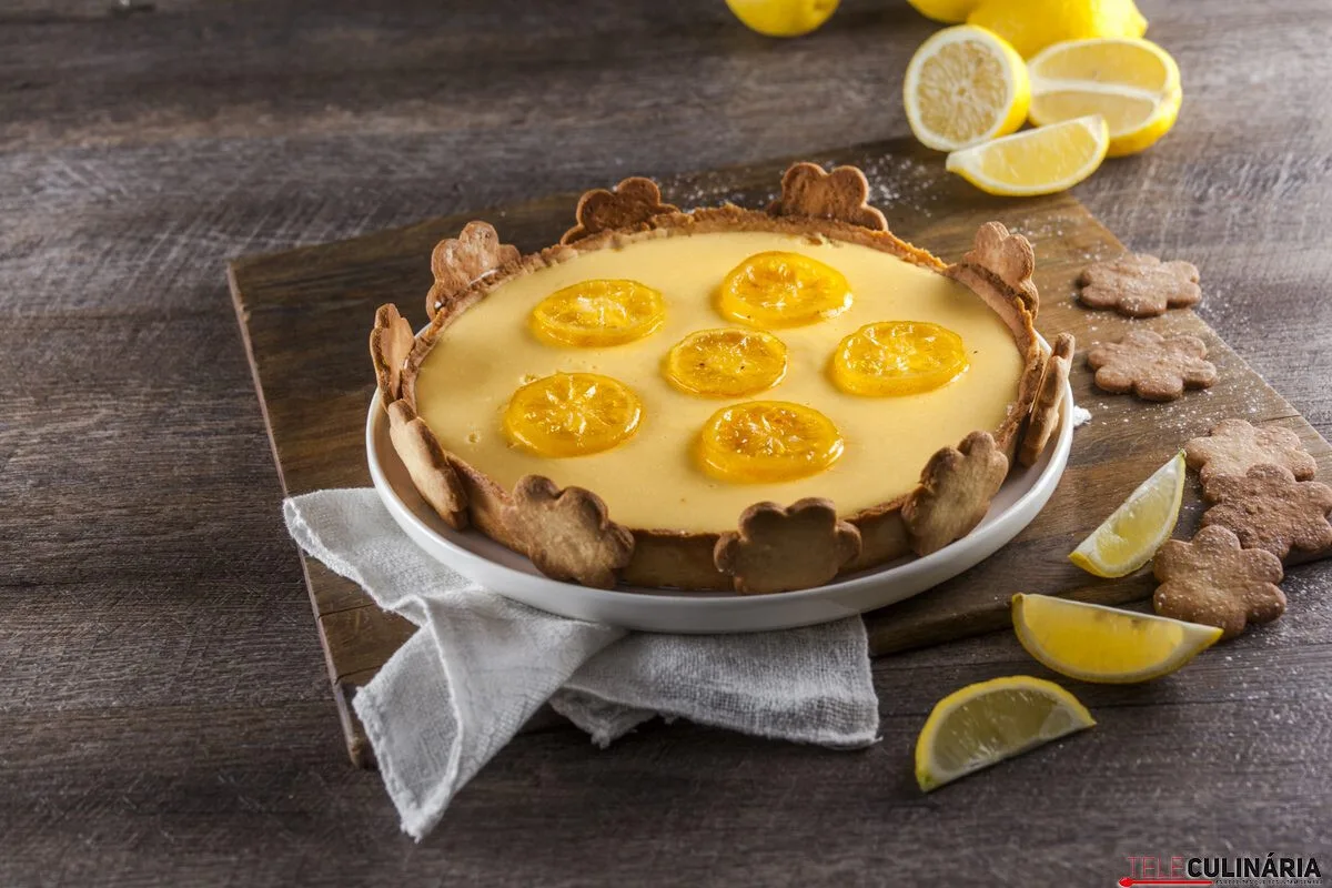Tarte cremosa de limão
