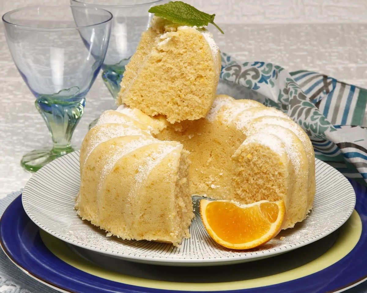 Bolo de iogurte com aromas