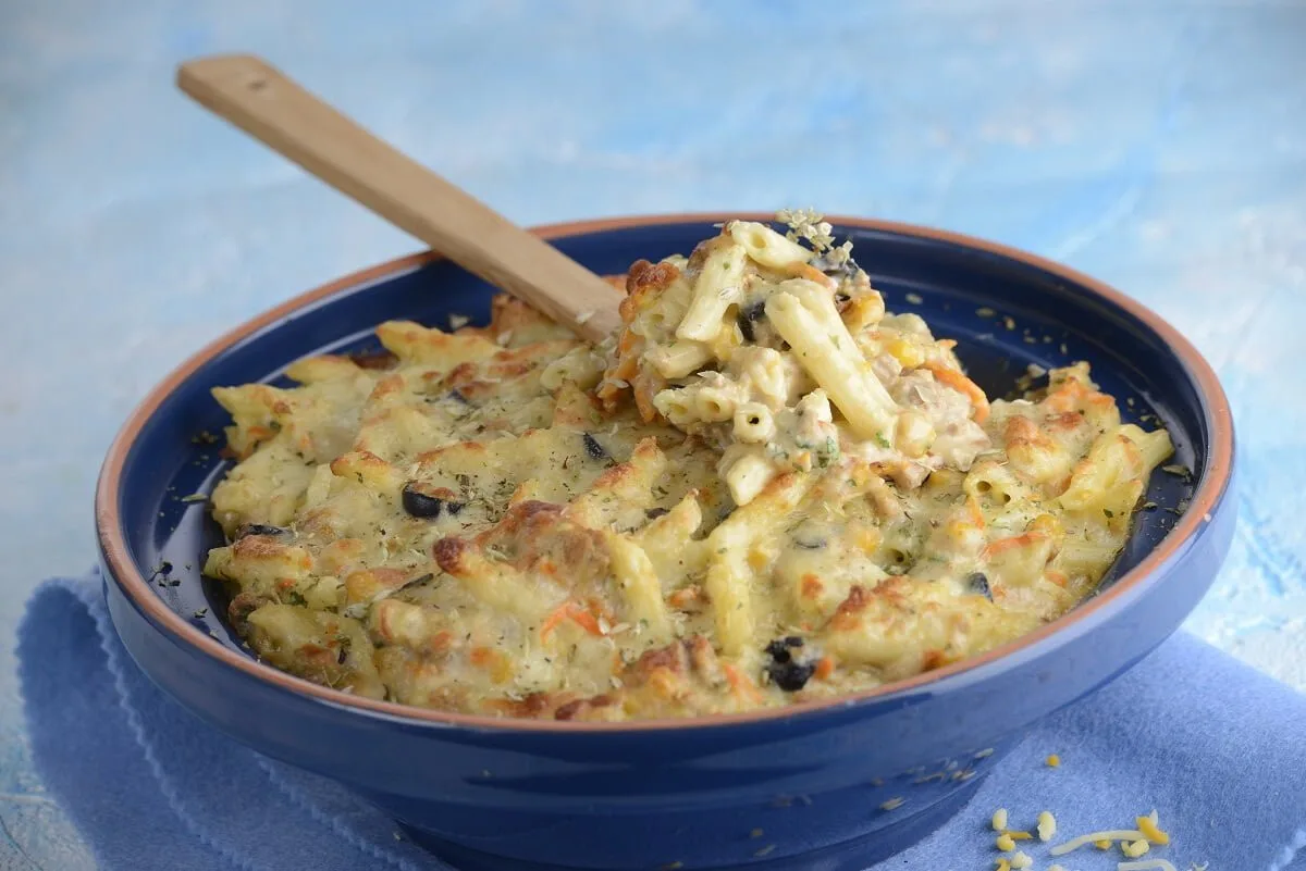 Gratinado de pasta (robot de cozinha)