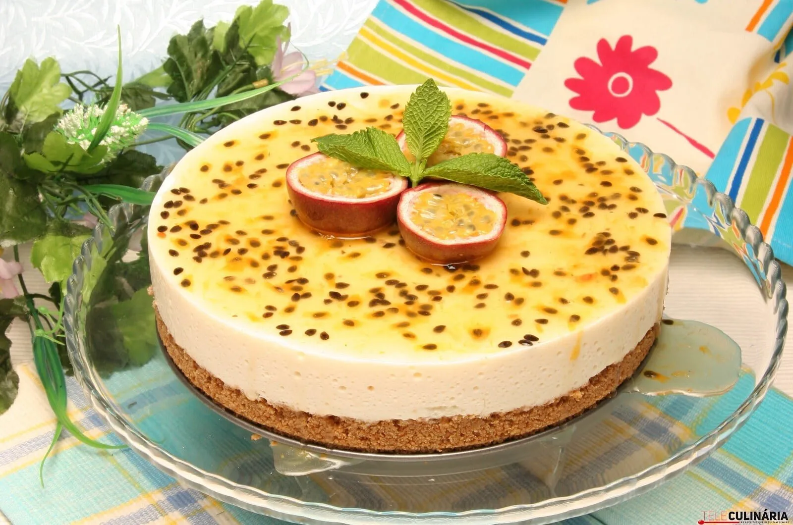 Cheesecake de maracujá magro