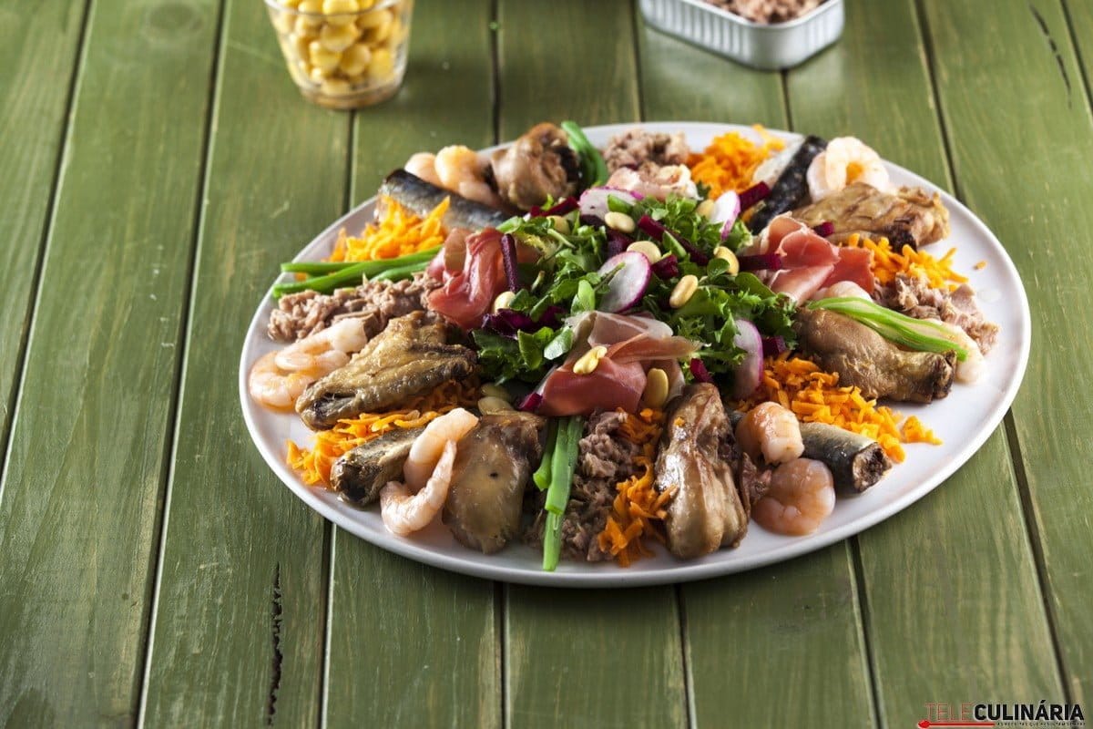 Buffet frio de verão