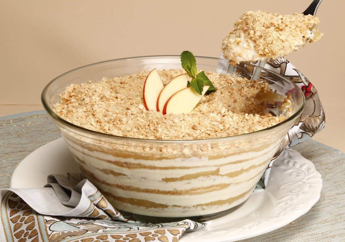 Delícia de iogurte e maçã (robot de cozinha)