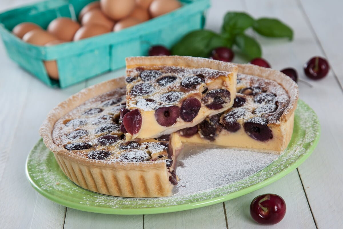Receita de tarte de cerejas