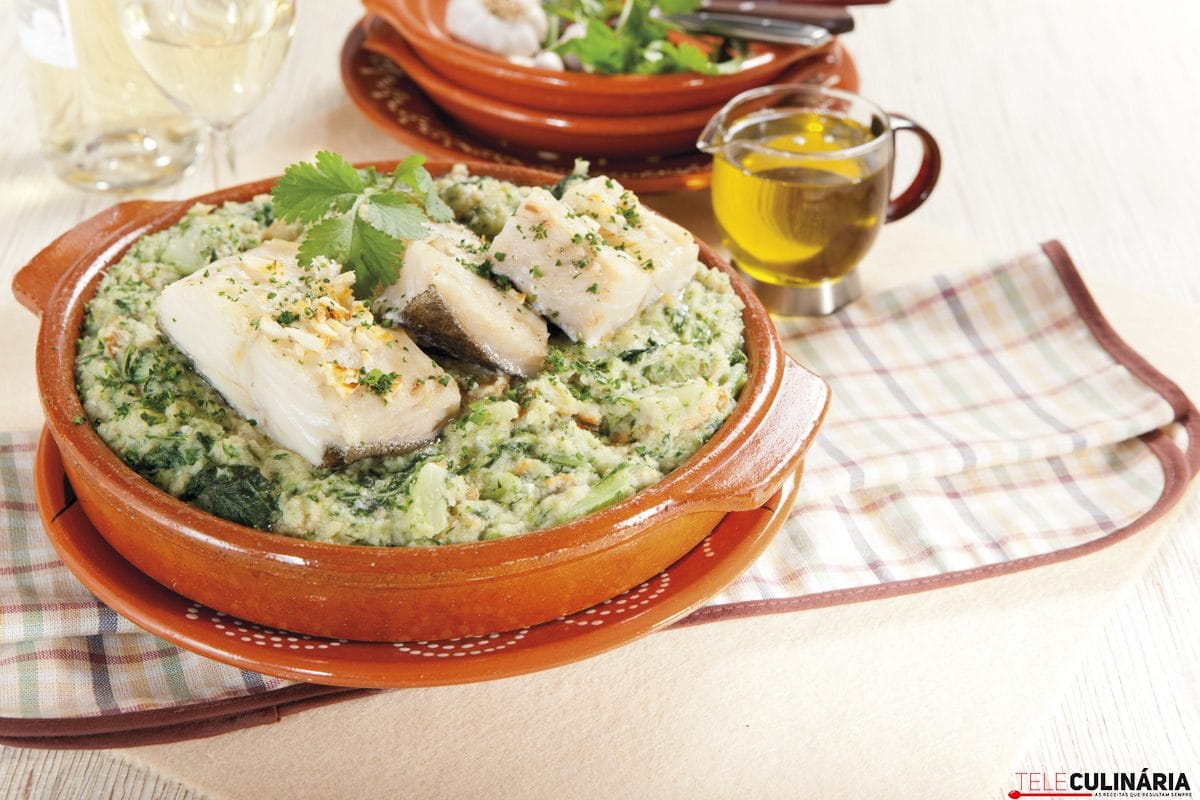 Bacalhau Com Couves à Soco