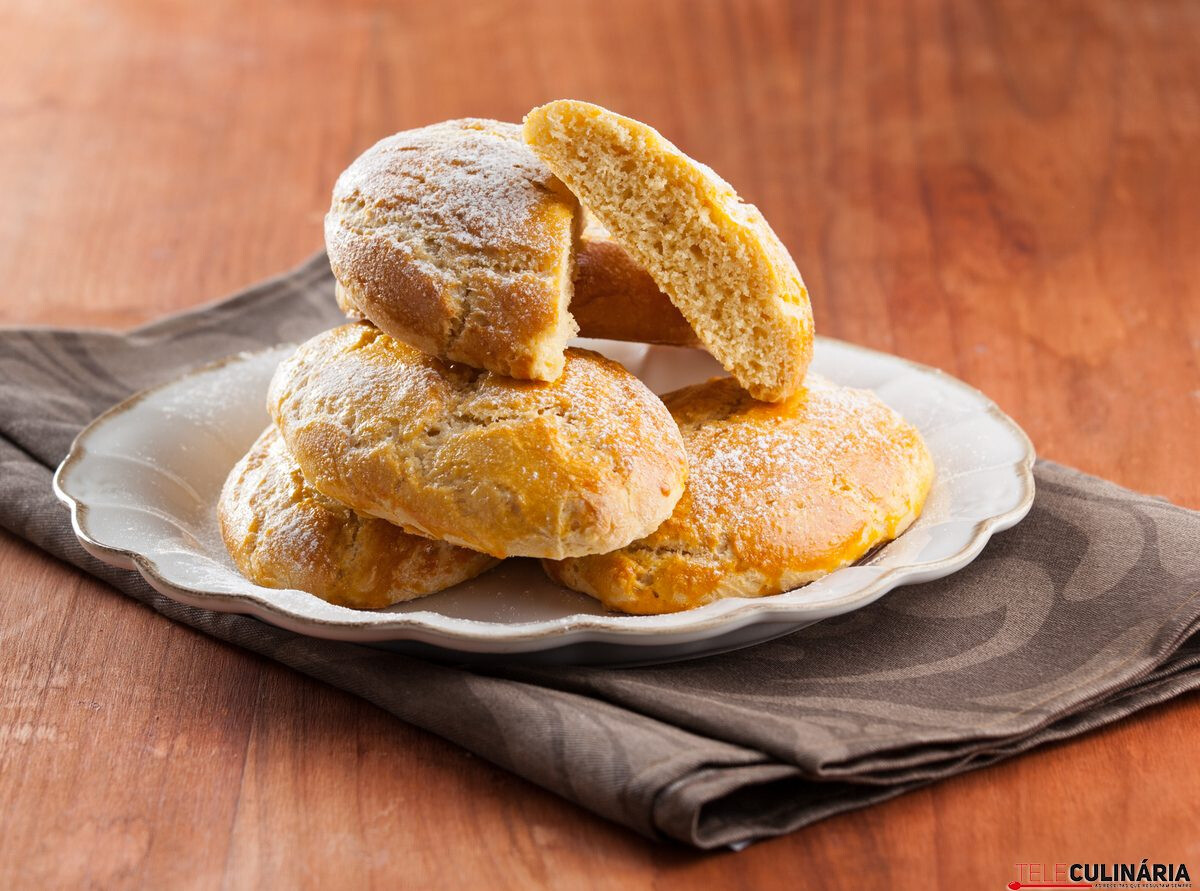 Pães de leite caseiros